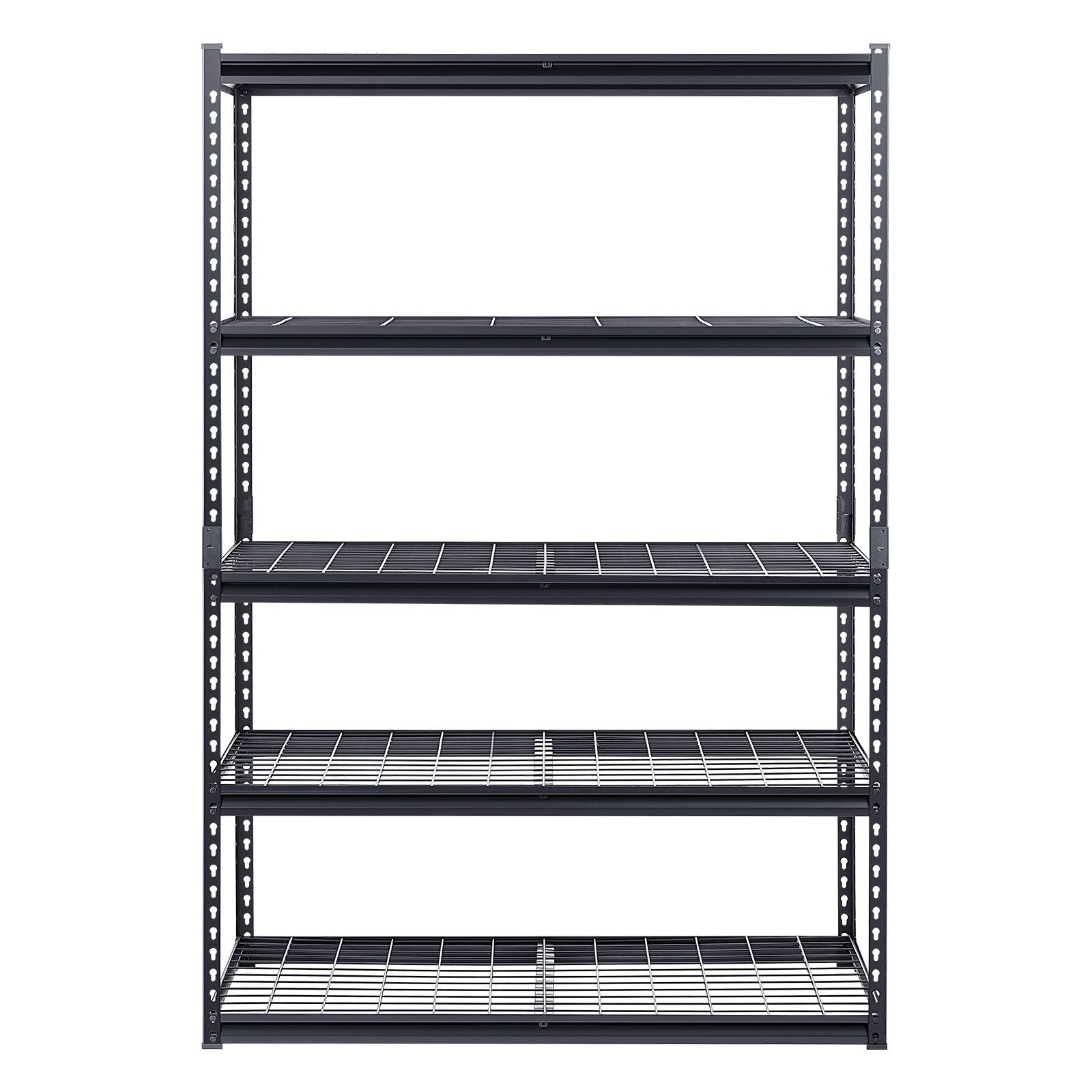 5 Tier Heavy Duty Garage Shelving, 3000 lbs, 24x48x72 in, Adjustable Metal
