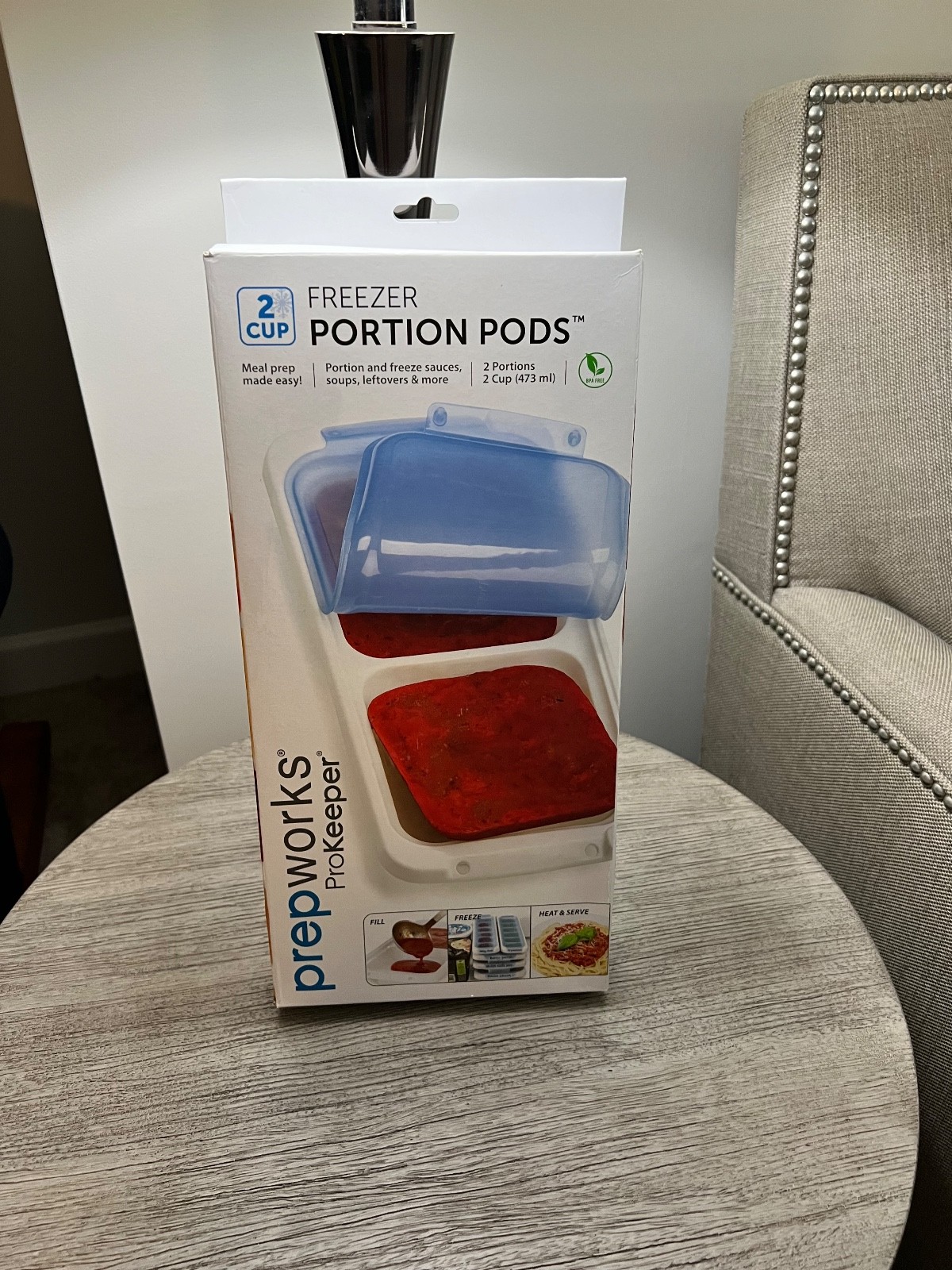 PrepWorks ProKeeper Freezer Portion Pods Set -2 Cup Set