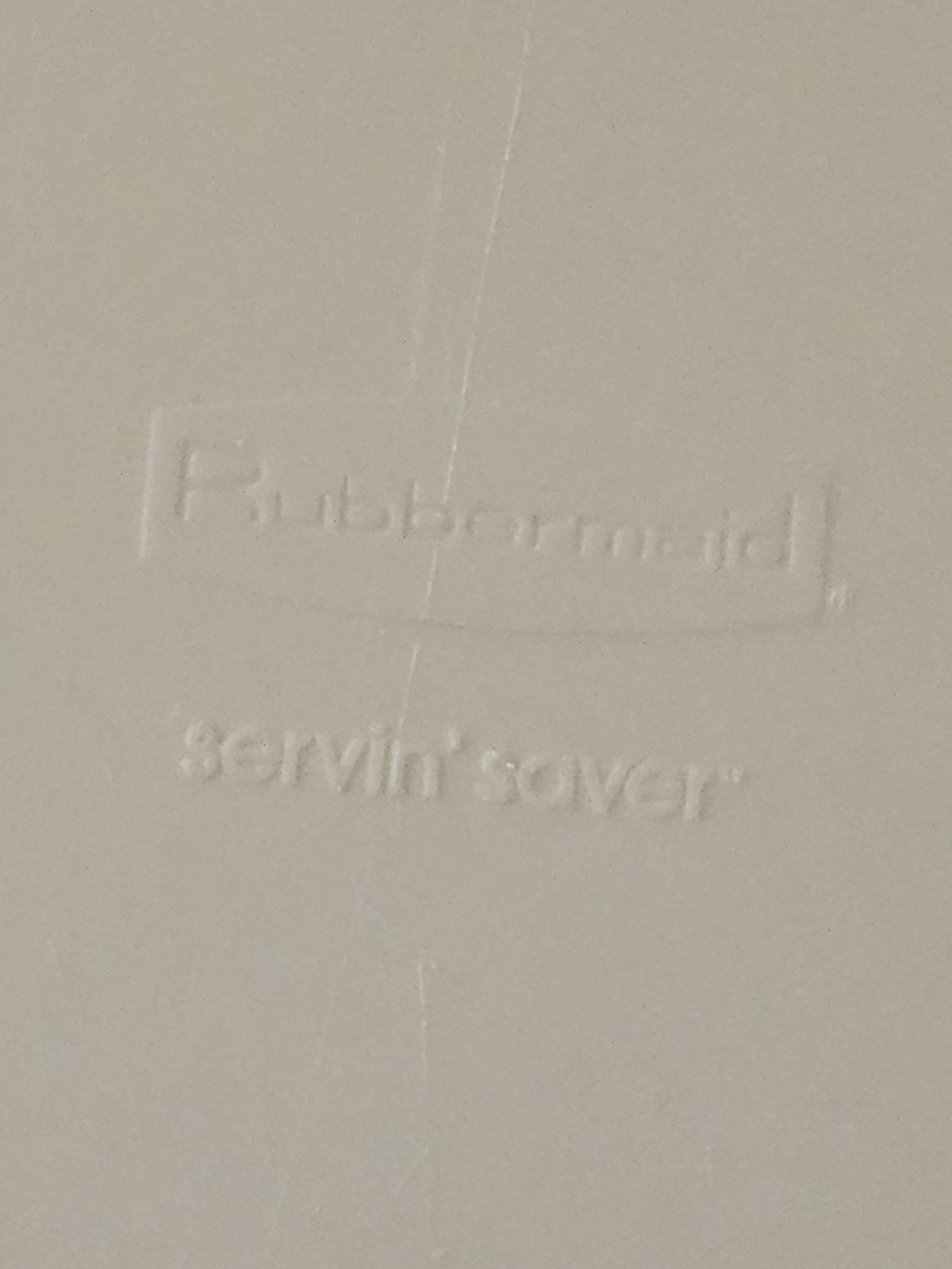 Vintage Rubbermaid Servin’ Saver Cake Keeper 12″ Rare Flat-Handle Dome Lid