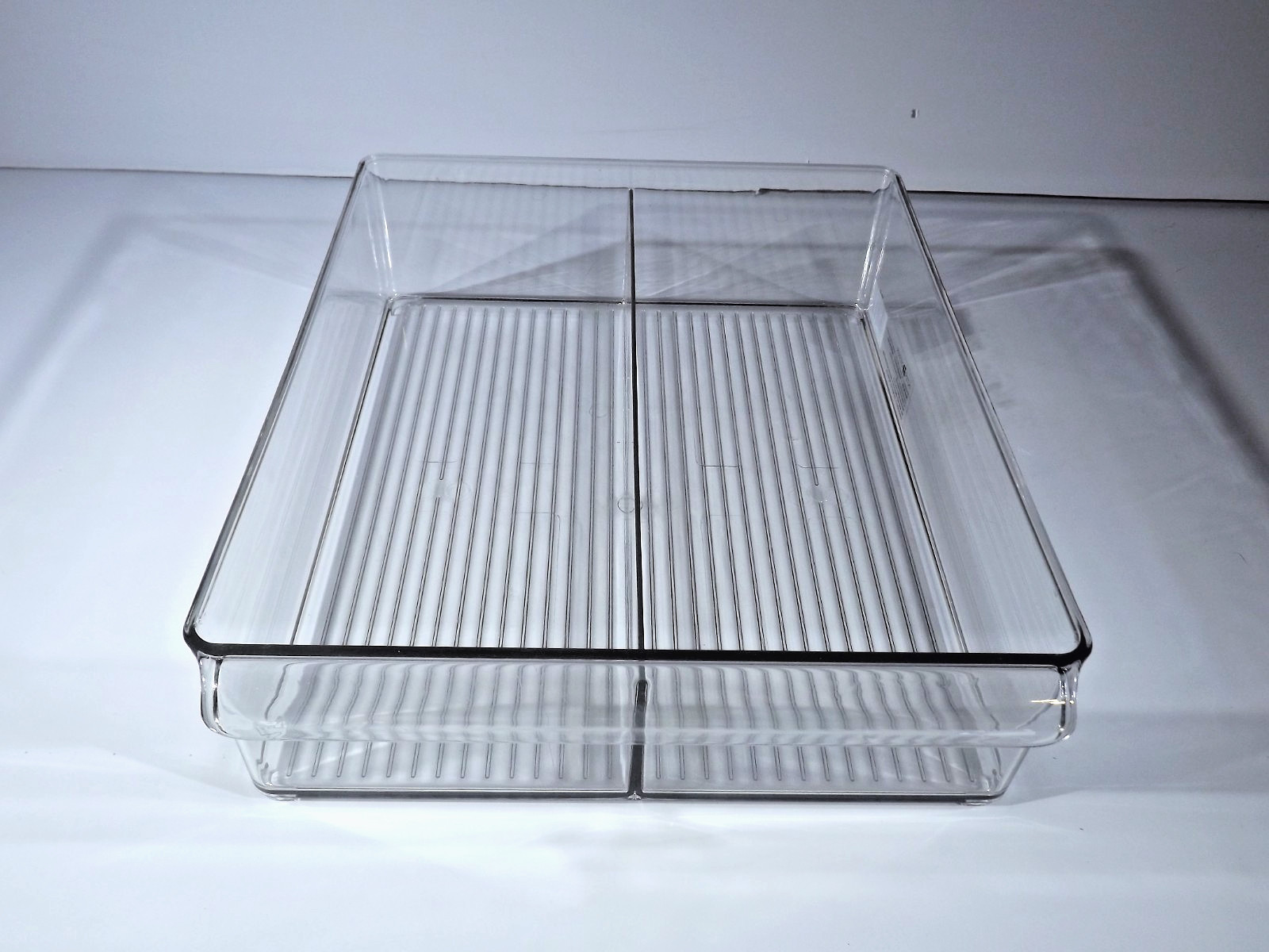 Fridge Freezer Bin – InterDesign – 12″ x 14.5″ x 4″ – Storage – Divider – Clear