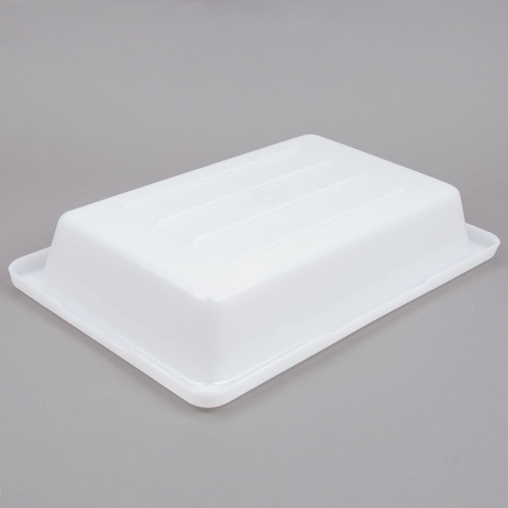 – 18″ x 12″ x 3-1/2″ Polypropylene 2 Gallon Food Storage Box Container White …