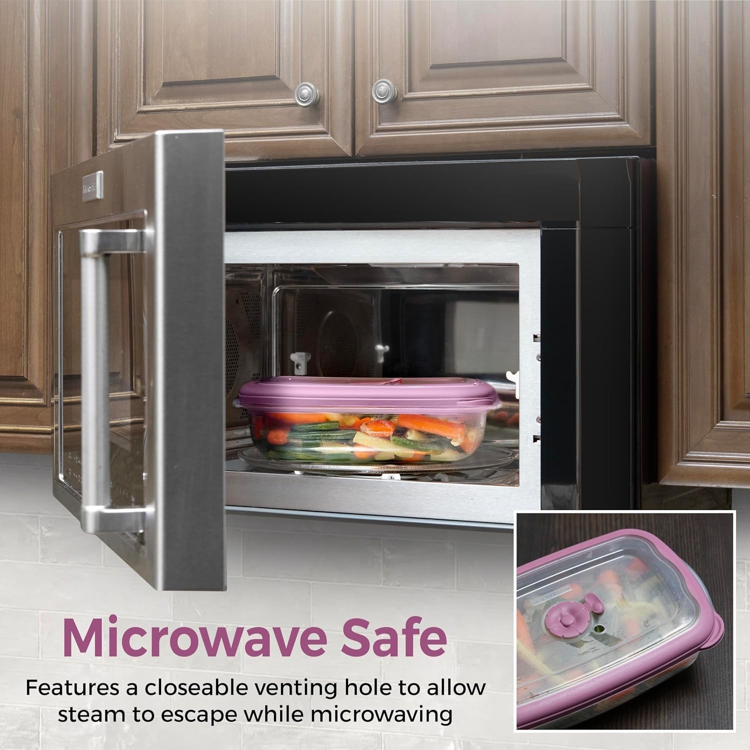 Freezer To Microwave 8-Piece Leak-Proof Meal Prep Containers Reusable, 33 Oz …
