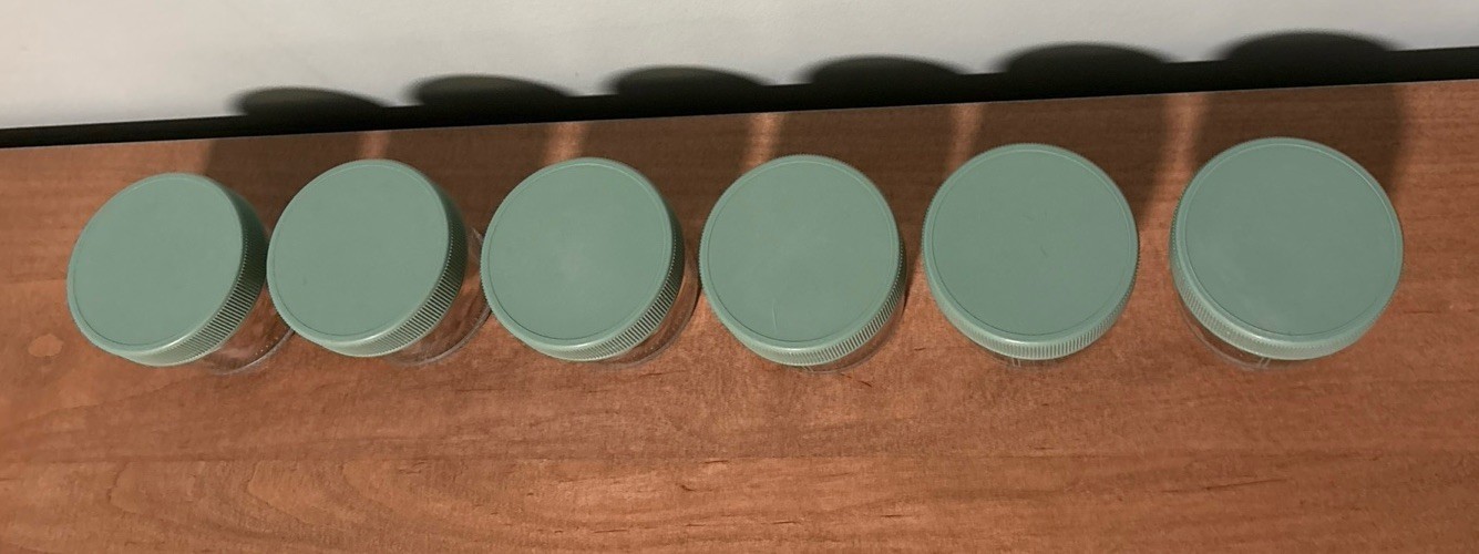Sage Spoonfuls 6 – 2 oz Glass Baby Food Storage Jars
