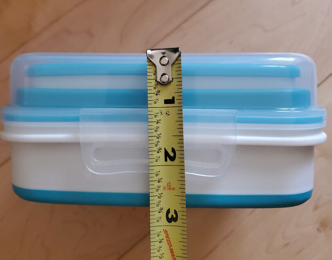 Cool Gear EZ Freeze Expandable Collapsible Bento Box with Freezer Tray
