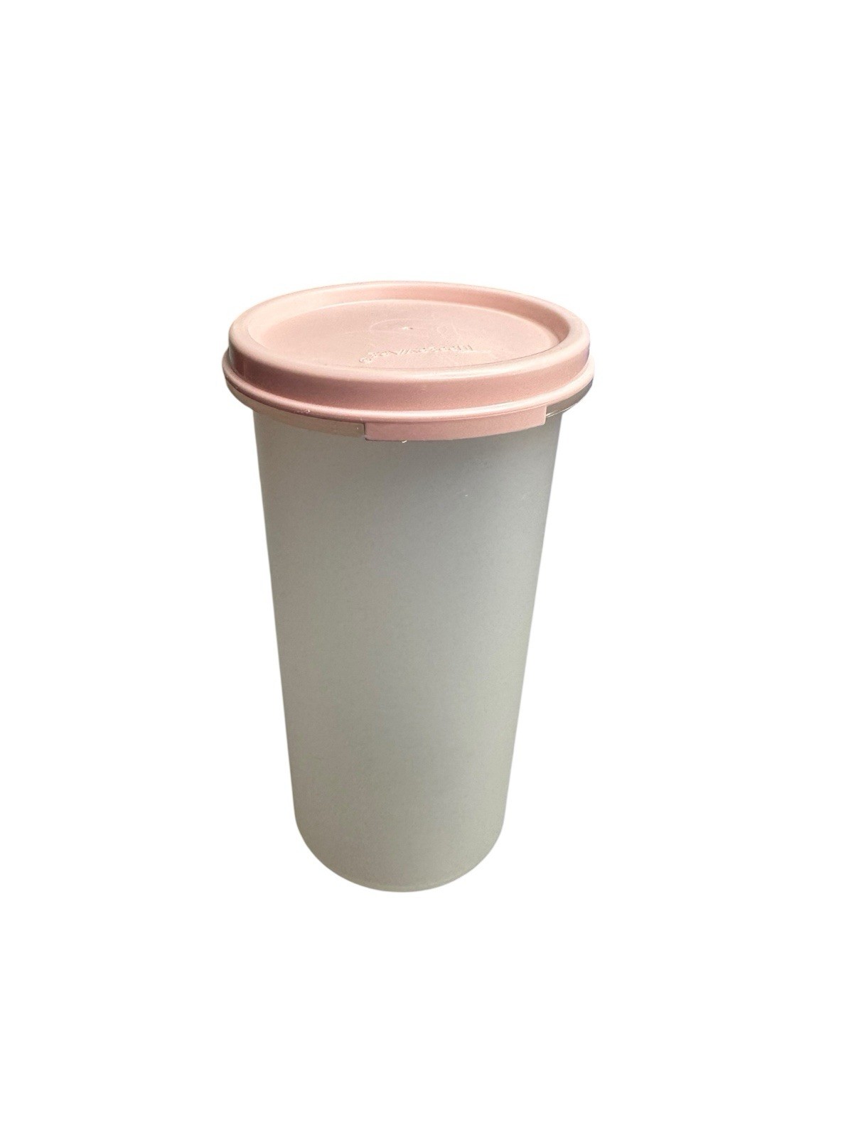 Vintage Tupperware Modular Mate #1641-32 Container w Pink Lid #1607-10