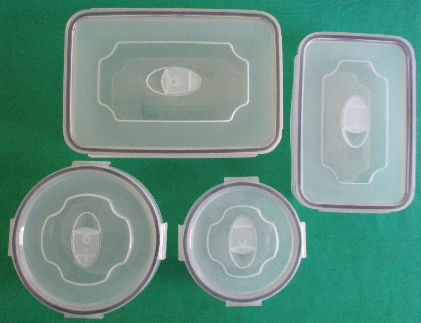12pc Airtight Food Container Set Storage Lock Seal Lids Vent Leak Proof BPA-Free