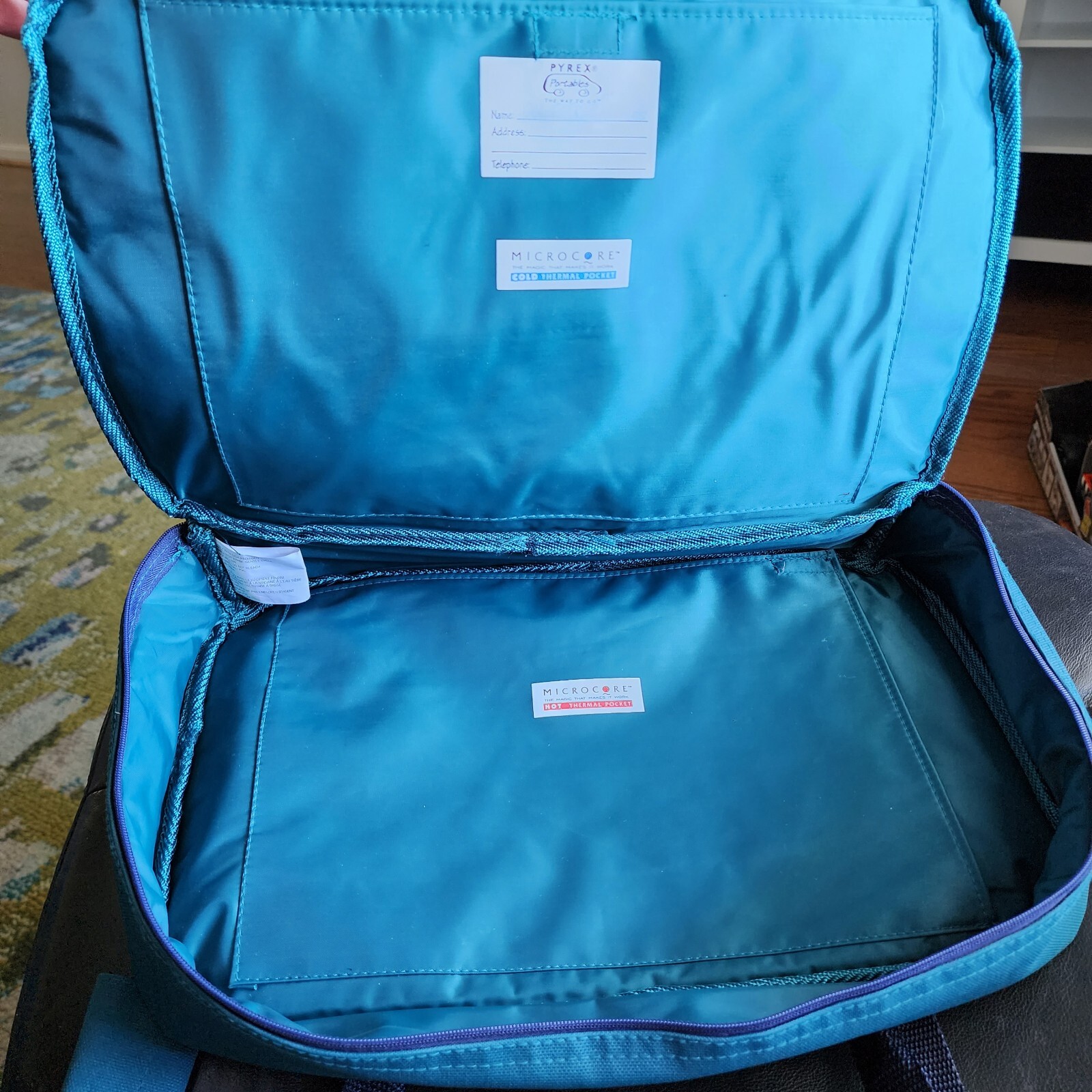 Pyrex Portables Insulated Hot Cold Carry Bag The Way To Go fits 13×9 Dish