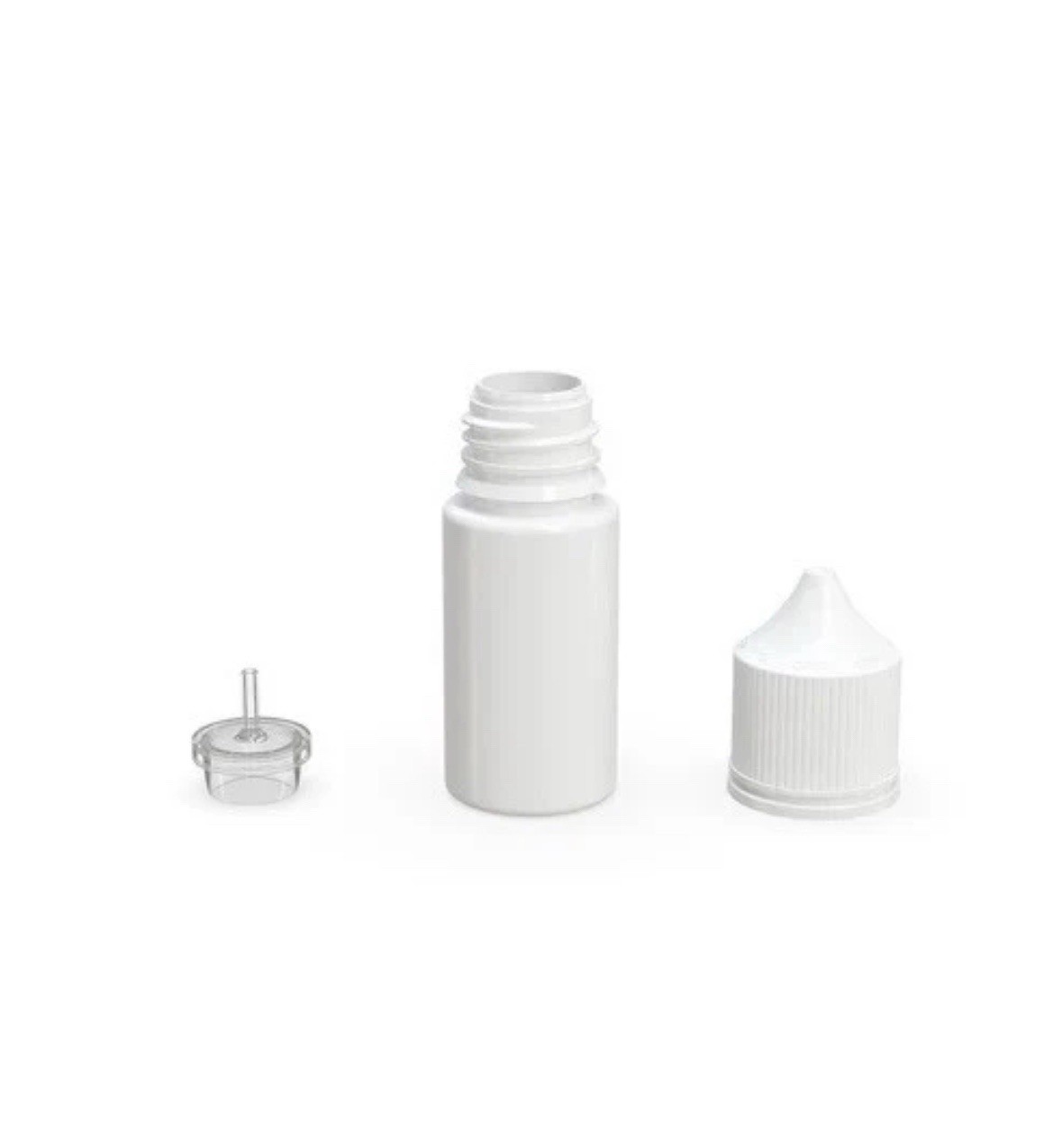 CHUBBY GORILLA 30ML STUBBY AUTHENTIC PET Bottles (50pack) WHITE BOTTLE/WHITE LID
