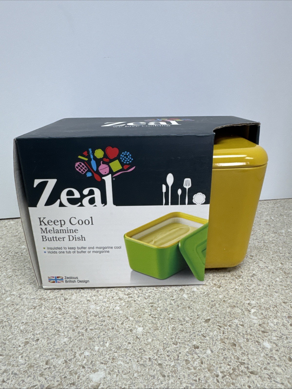 Zeal Keep Cool Melamine Butter Dish