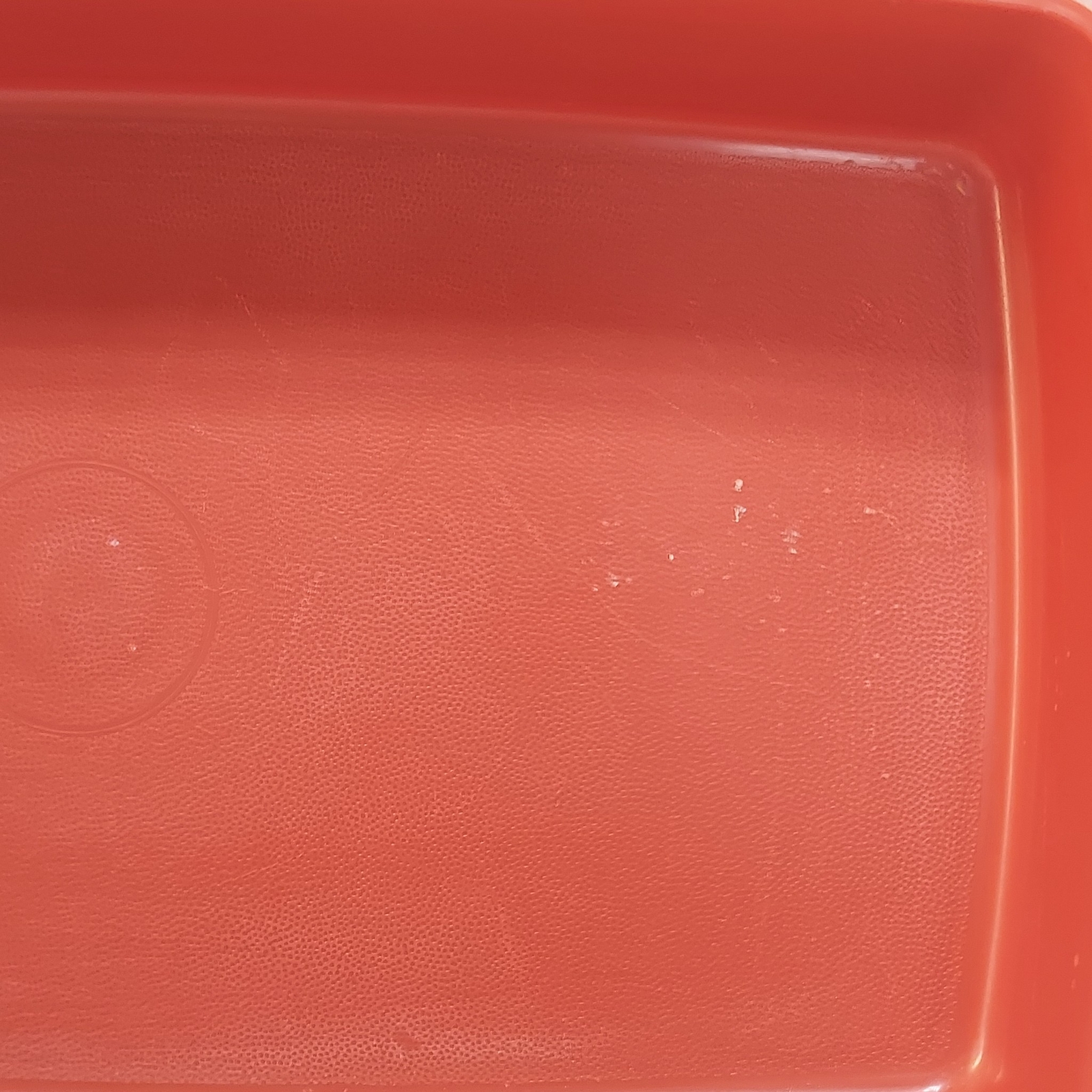 Vintage Tupperware 816-18 Red Paprika Deli Meat Cheese Container Only