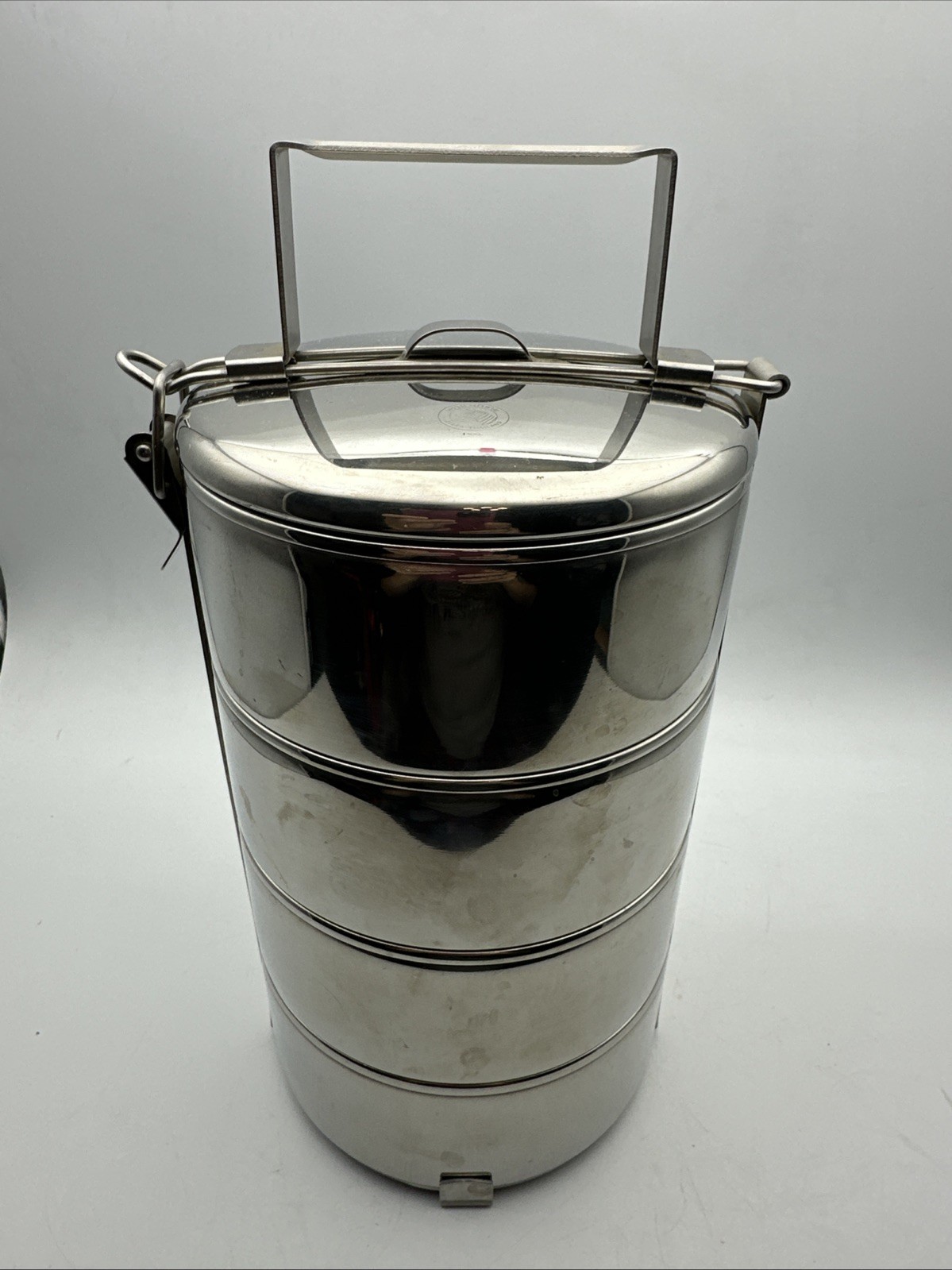 Thai Zebra Brand Stainless Steel Buddy X 4 Tier Food Carrier