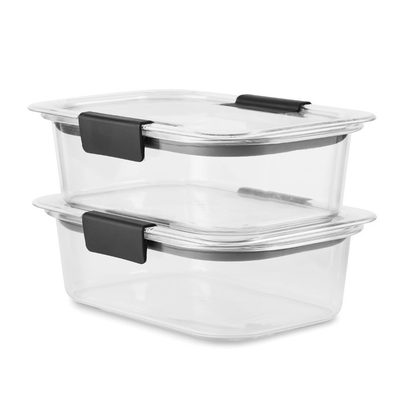 Rubbermaid 3.2 cup 2pk Brillance Food Storage Container:Microwave & Freezer Safe