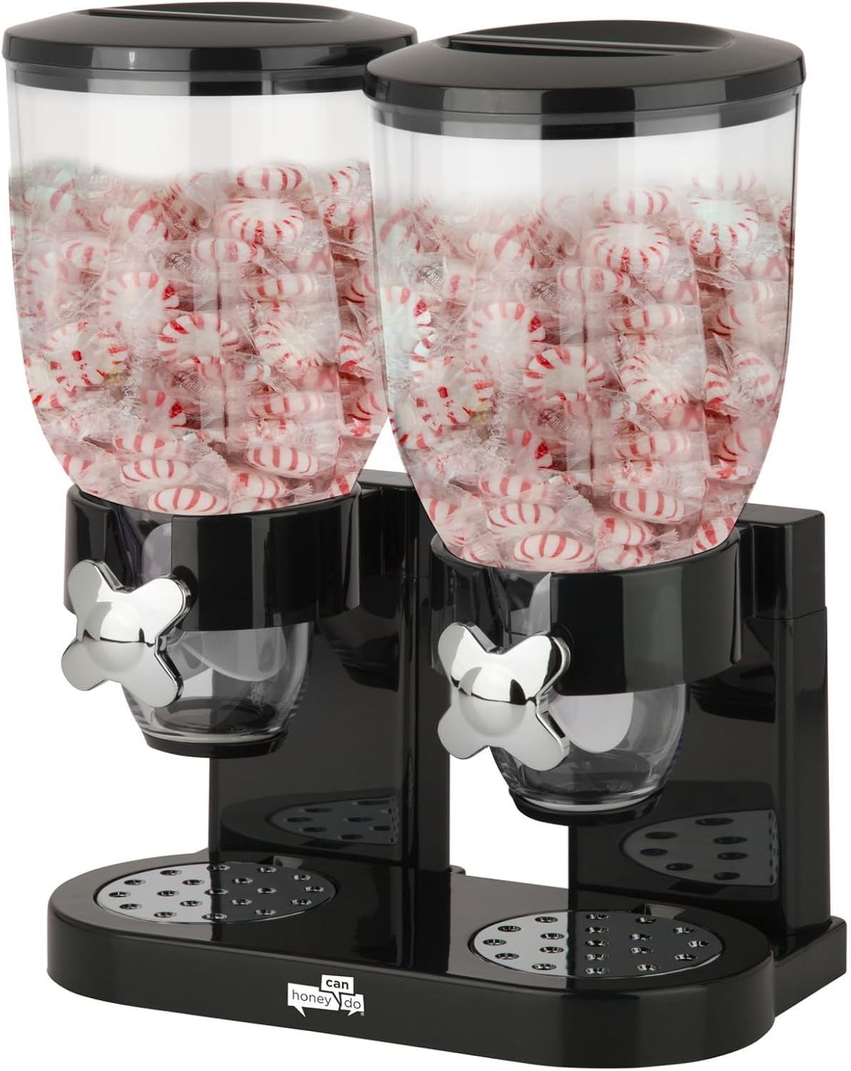 Airtight Dry Food Dispenser with Twist Control – 1 oz Portions, 17.5 oz Each