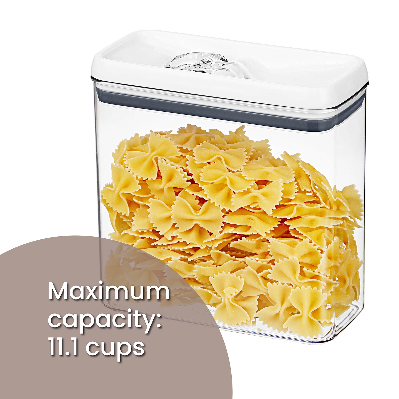 Better Homes & Gardens 11.1 Cup Rectangular Canister – Stackable Kitchen Storage