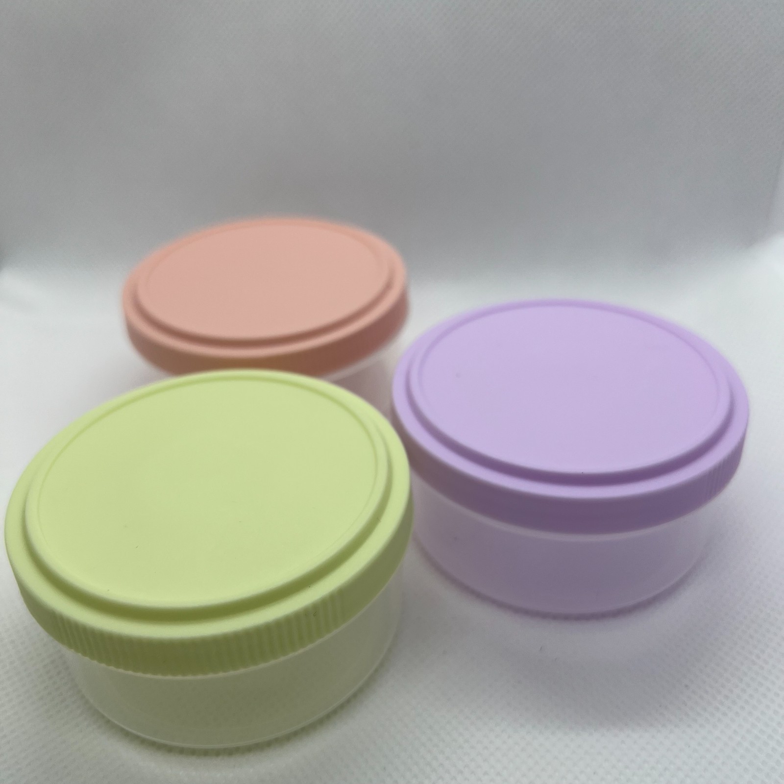 3 Small Containers with Lids, Reusable Plastic Bowls for Snack