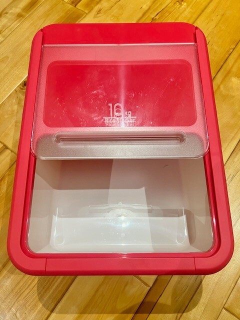 Rice Storage Container 22lbs/10Kg/10L Large Cereal Dry Food Storage Box Stocker