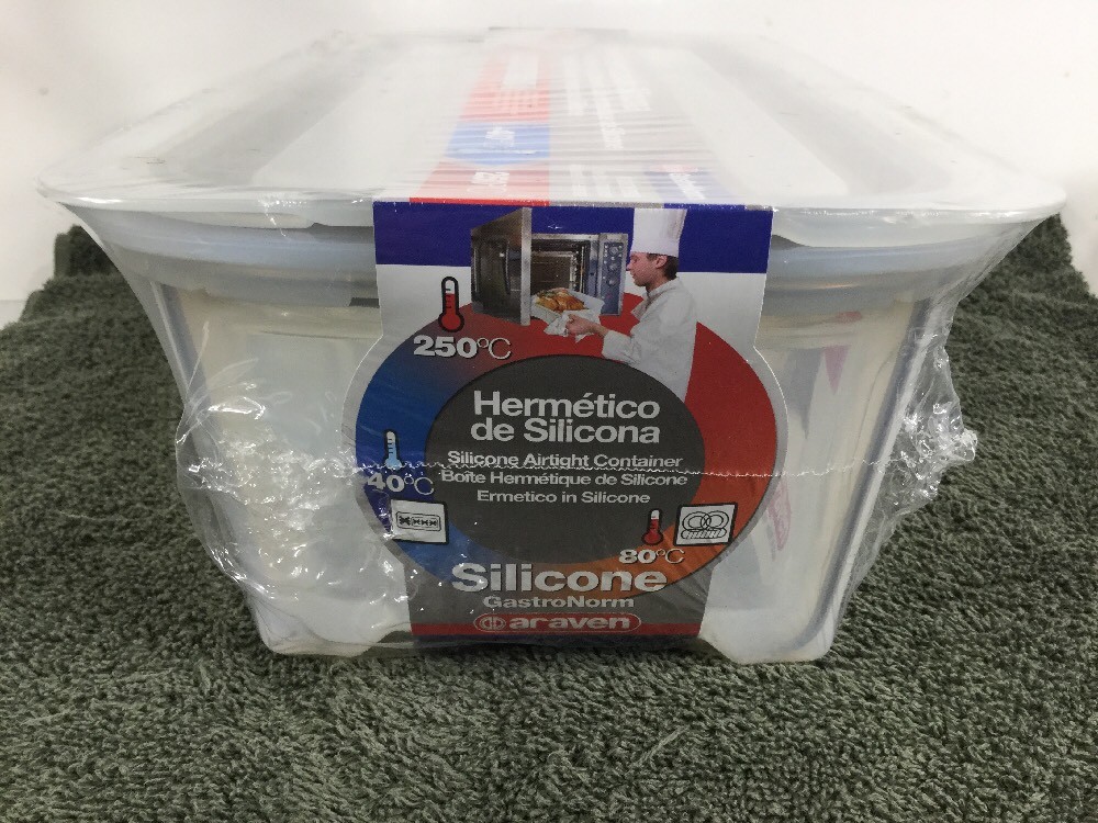 Araven GN1/3 H100 4L Silicone Airtight Food Container GastroNorm Ref 1802