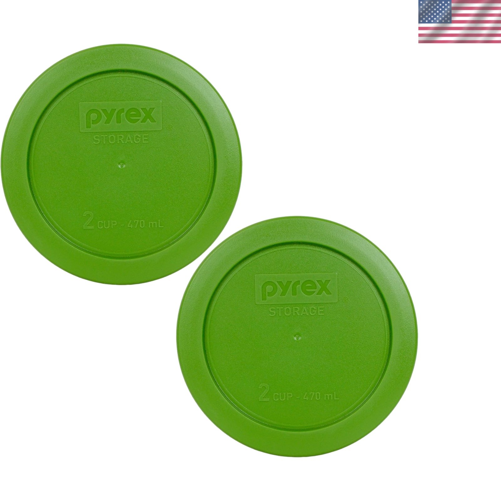 Versatile 2-Pack Lawn Green Lids for 2-Cup Bowls – Microwave & Dishwasher Safe