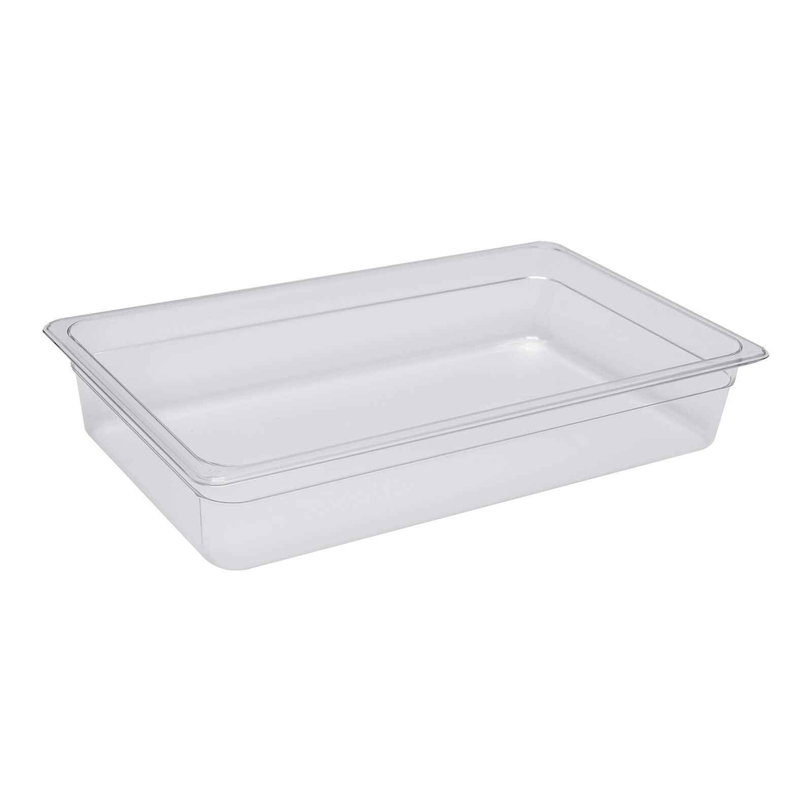 6 Pack Food Pans with Lids, 4” Deep, Polycarbonate, Clear