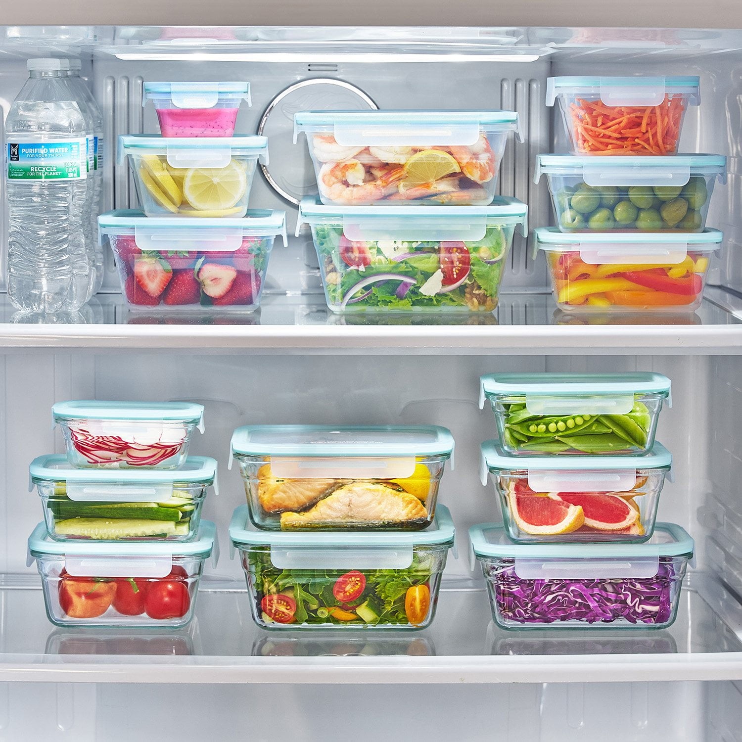 Member’s Mark 24-Piece Glass Food Storage Set By Glasslock