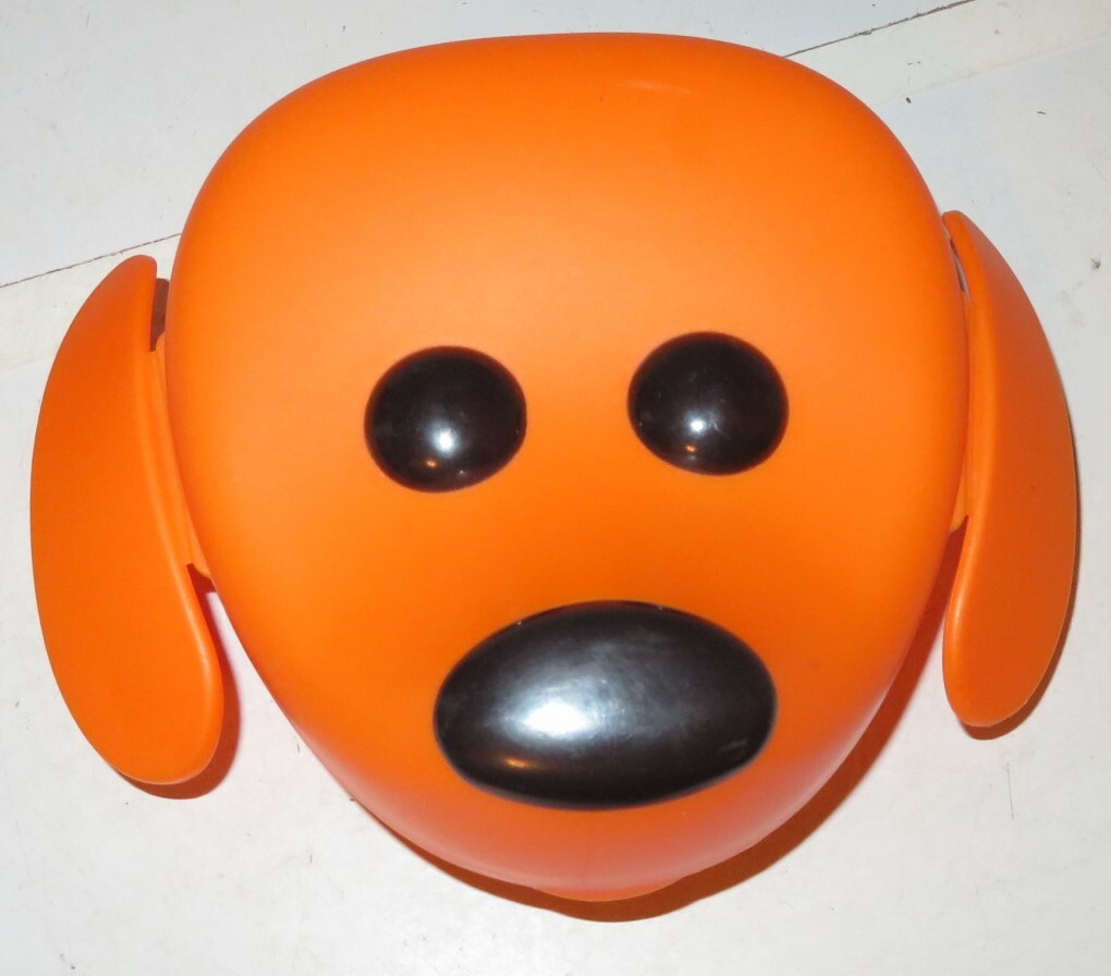 SMASKA Kids Lunch Box Puppy Dog Orange Storage Container Snack Camping Used IKEA