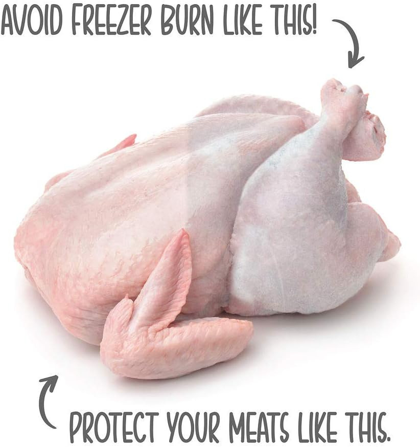 Poultry (Turkey) Shrink Bags 16″X28″ Zip Ties and Labels, BPA/BPS Free, 3MIL, MA