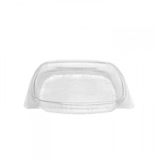 Koda Cup 16 oz Secure Seal Clear RPET Plastic Rectangle Food Container with