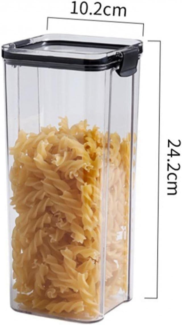 Airtight Food Storage Containers with Lids for Kitchen Organization – Plastic…