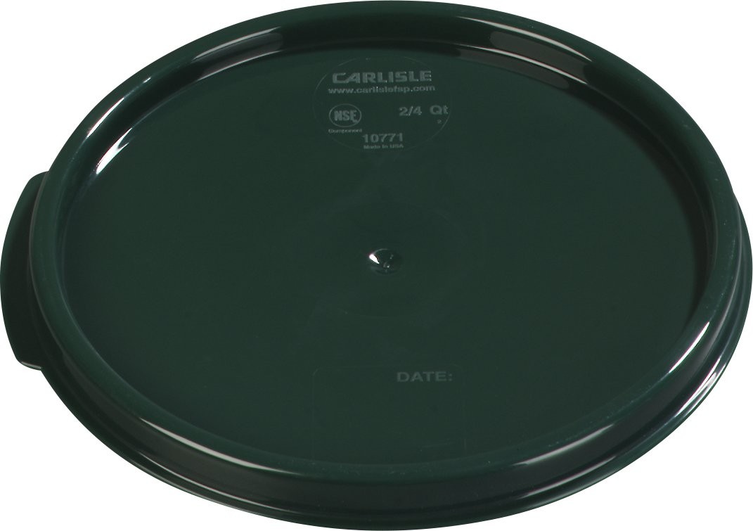Carlisle FoodService Products Storplus Round Food Storage 2 – 4 Quarts, GREEN