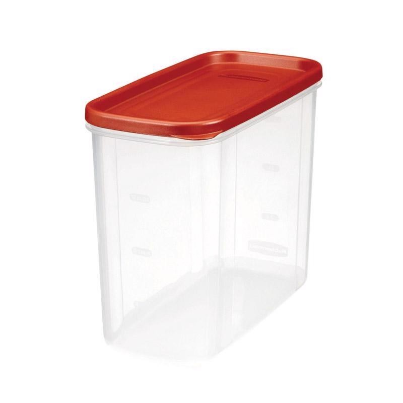 Rubbermaid 16 cups Clear/Red Food Storage Container 1 pk #2168341 NEW