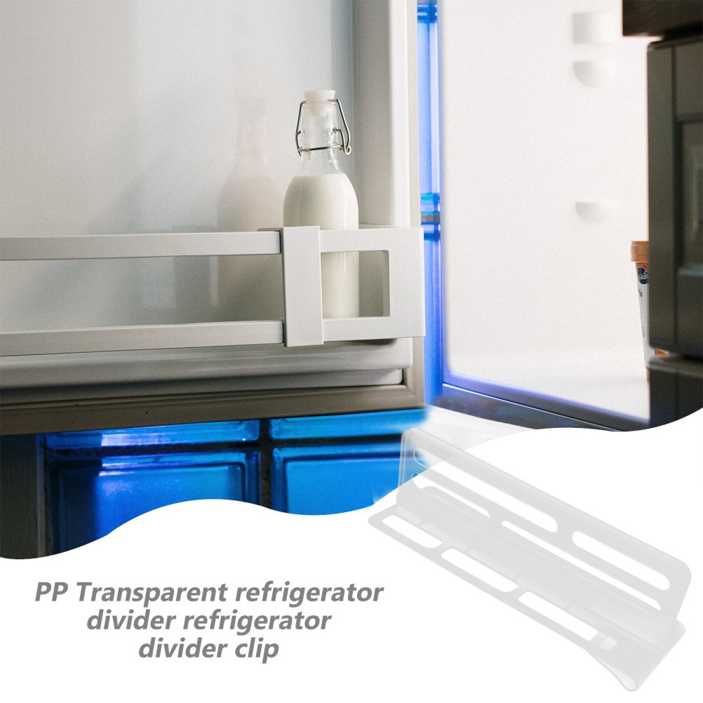 Compact Freezer Separator Transparent Plastic Refrigerator Divider for Home