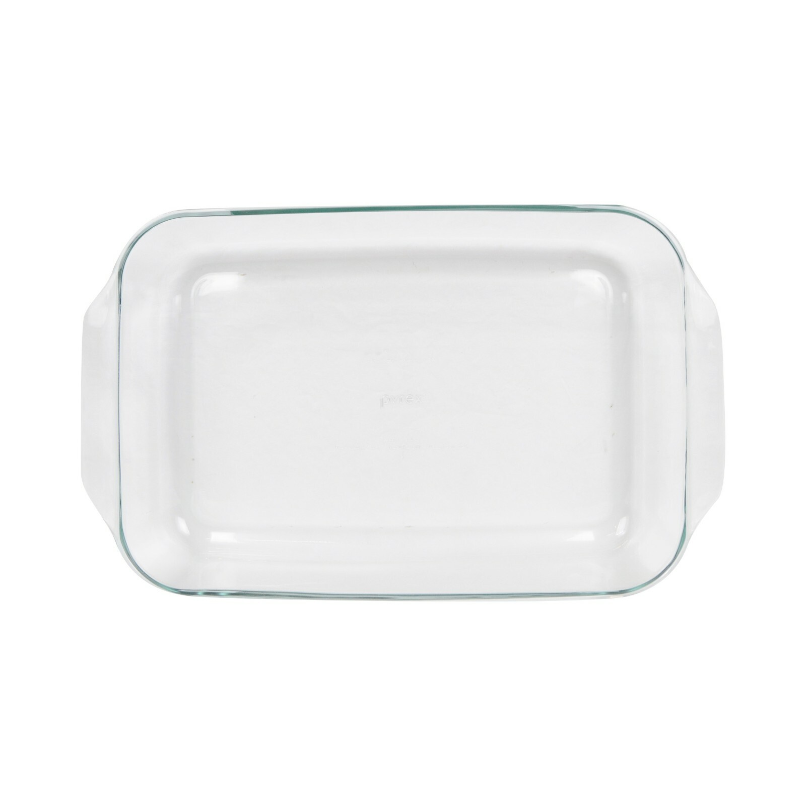 Pyrex 233 Square 3qt Dish & 222 2qt Rectangle Glass Casserole Baking Dish