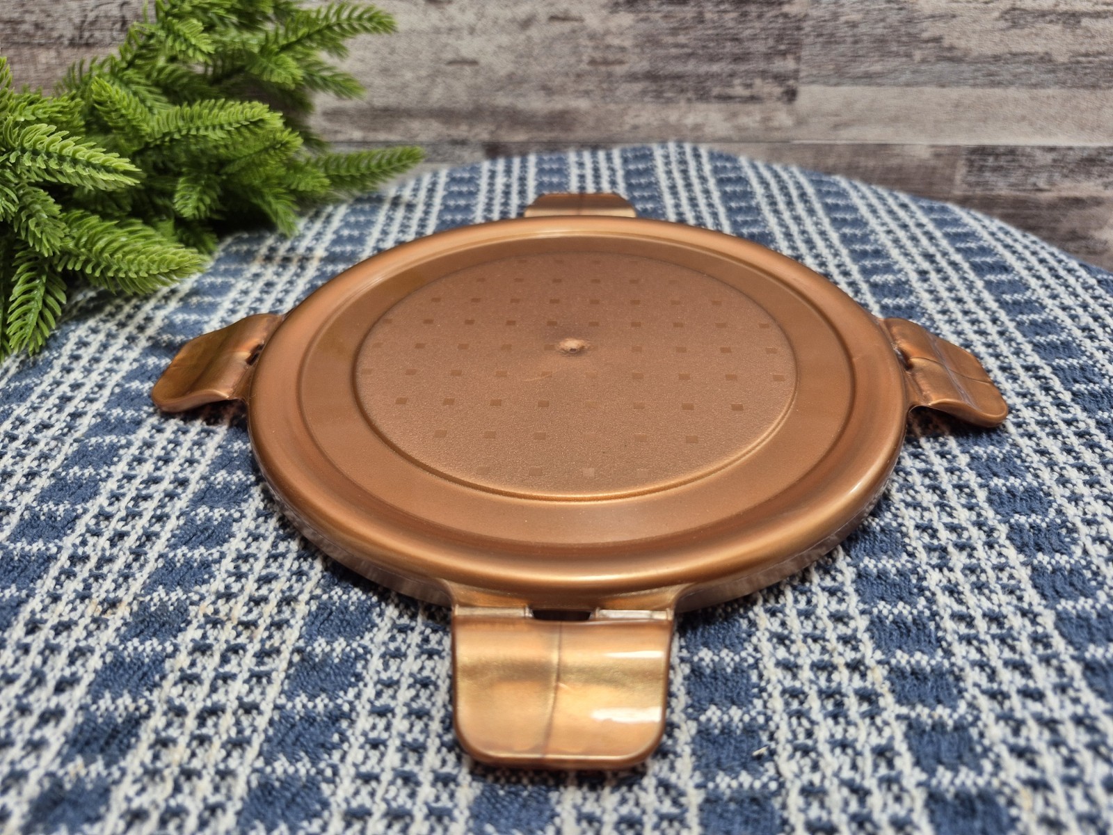 Locking Tab 5 7/8″ dia Round Food Storage Container Lid, COPPER Color (Lid Only)