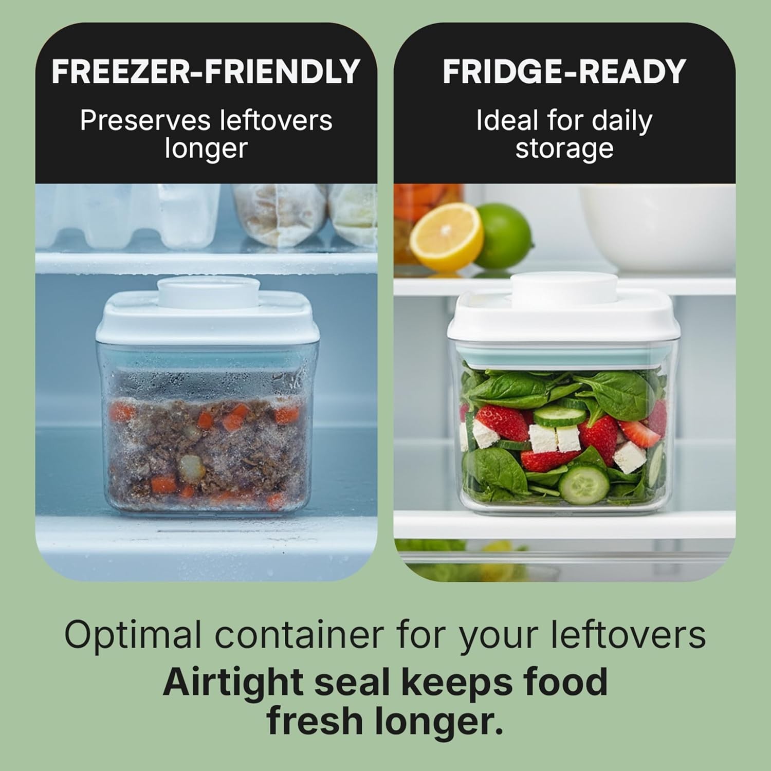 Bop Top Airtight Food Storage Containers with Lid 2 Cups / 16 oz | Kitchen Ca…