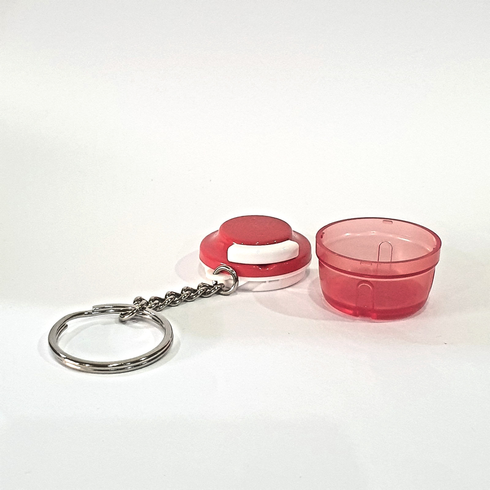 Tupperware Multi-Color Keychain Mini Plastic Container Bottle Toy Collection