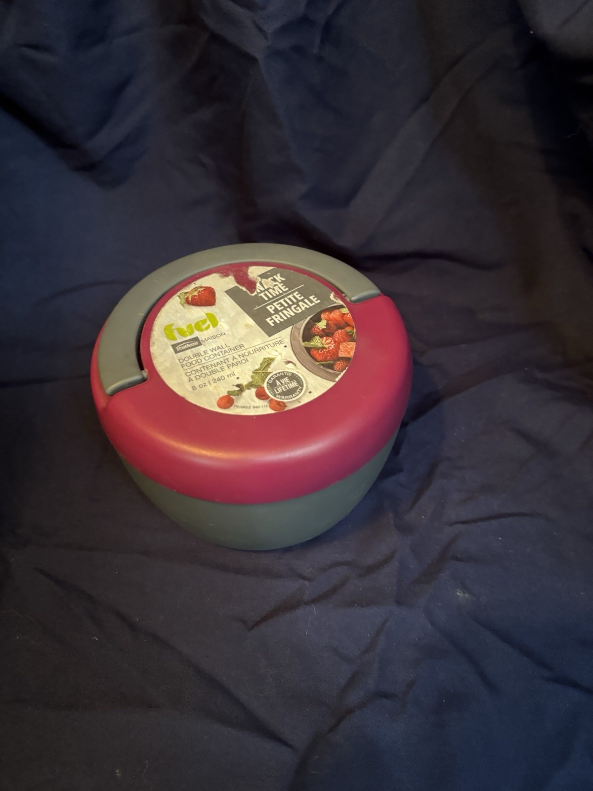 Fuel Snack Time Good Container Insulated Double Walled