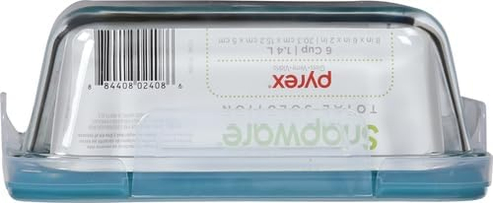 6Cup Total Solution Rectangle Food Storage Container Glass, 9.3 Ounce (1112403)