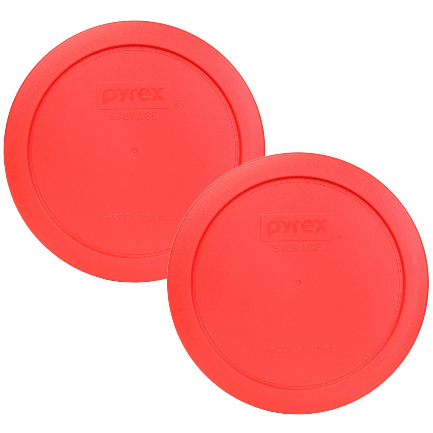 7201-PC Red 4-Cup Food Storage Replacement Lids – BPA-Free & Dishwasher Safe