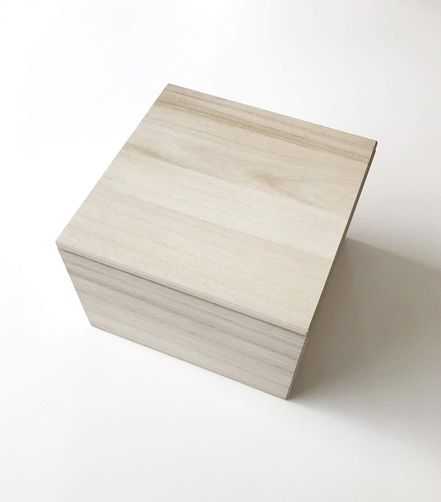 KATOMOKU Paulownia Rice Bin 5kg Storage White Wood Japan