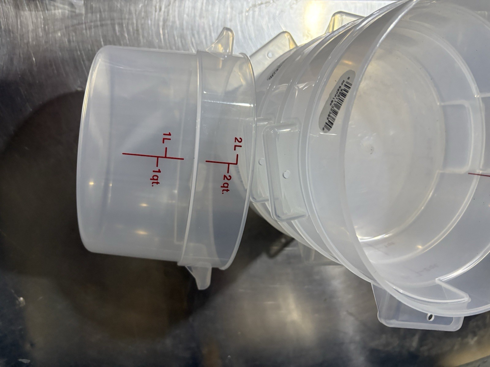 RFS2PP190 2 Qt. Round Polypropylene Food Storage Container – 6 Pack