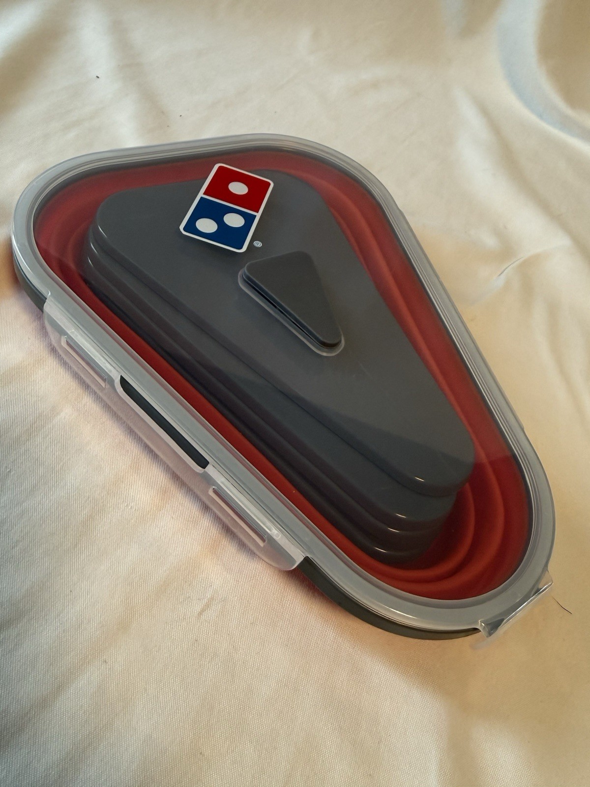 Domino’s Pizza Pack Expandable Silicone Container With 5 Microwaveable Dividers