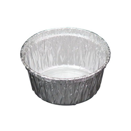 Pactiv Full Curl Aluminum Utility Cup Silver, 4 oz. | 1000/Case