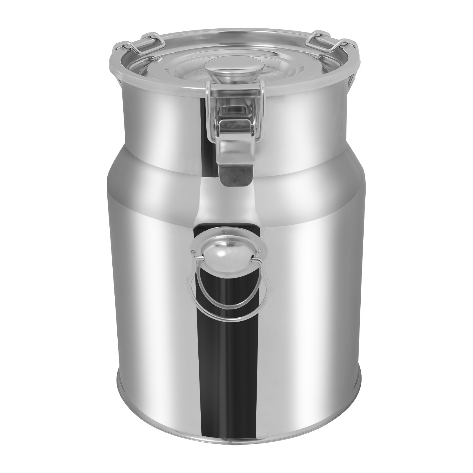 201 Stainless Steel Milk Can 5L 1.32Gal Milk Container Milk Bucket Good Sealing