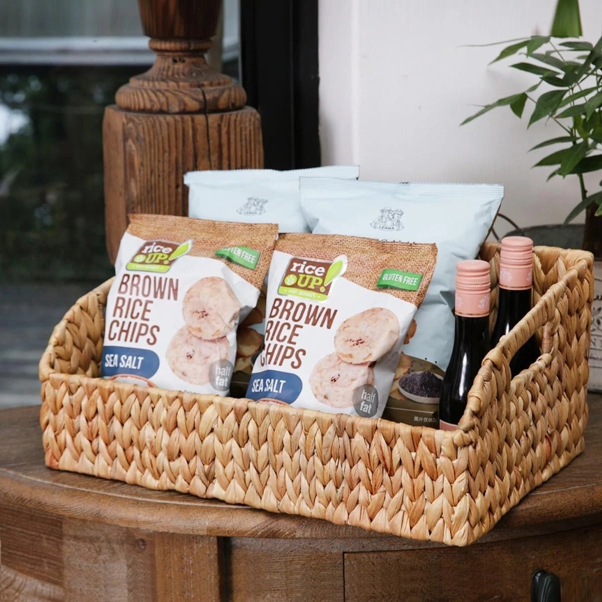 Chic Handwoven Storage Baskets with Wider Handles – Set of 3 for Organizing