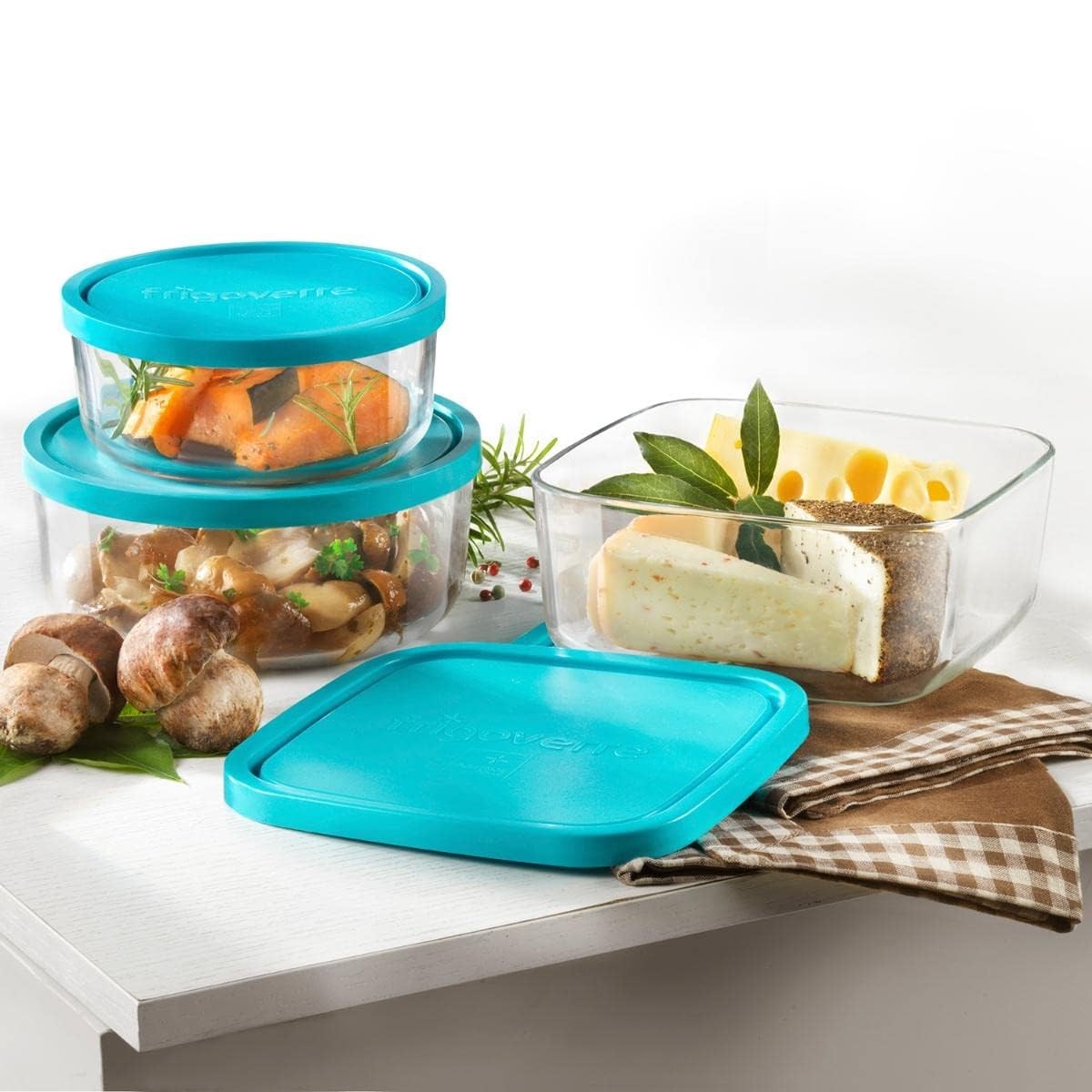 Frigoverre 335180MA2321990 Food Container, Transparent, 9.7cm x 5cm