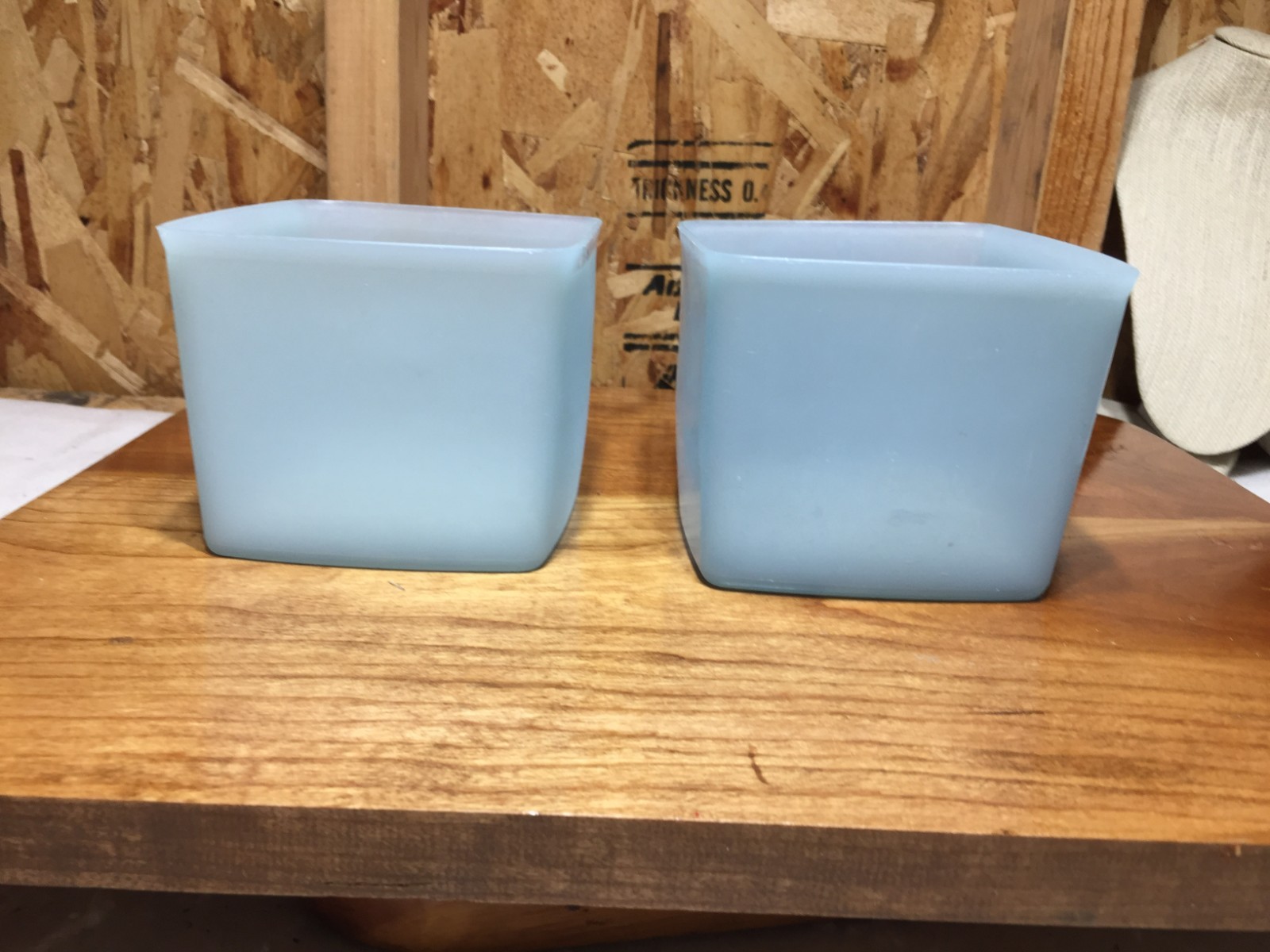 Set of 2 Tupperware 312-12 Storage Containers NO LIDS