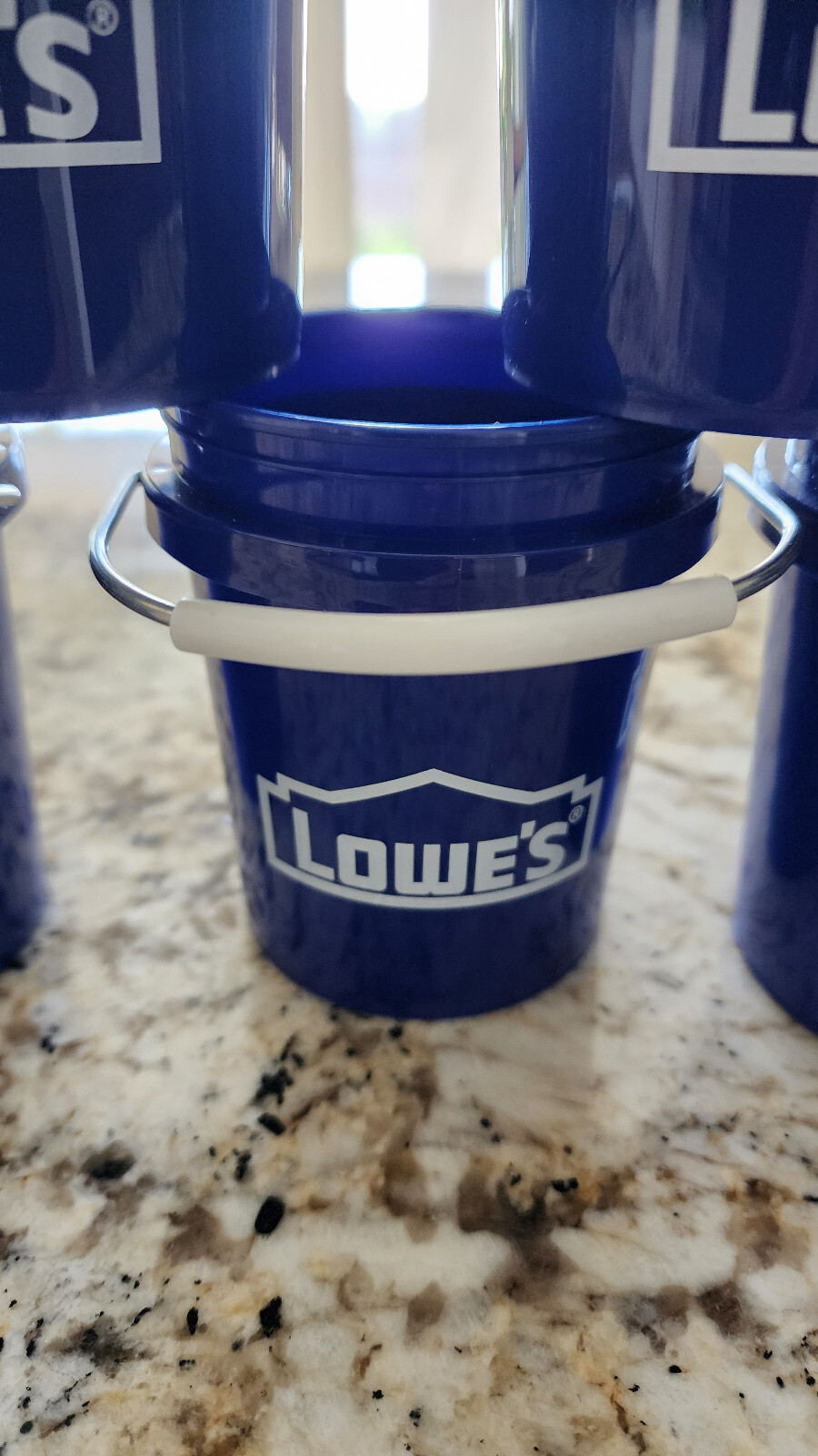 LOT OF 5! Lowe’s Mini Bucket 0.5-Quart BPA-Free Poly Paint Buckets Tik Tok Viral