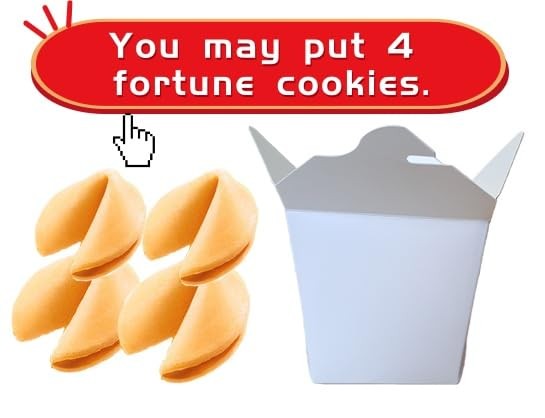 16oz 50pcs Red Chinese White Take Out , Collapsible Noodle Food Container (50)