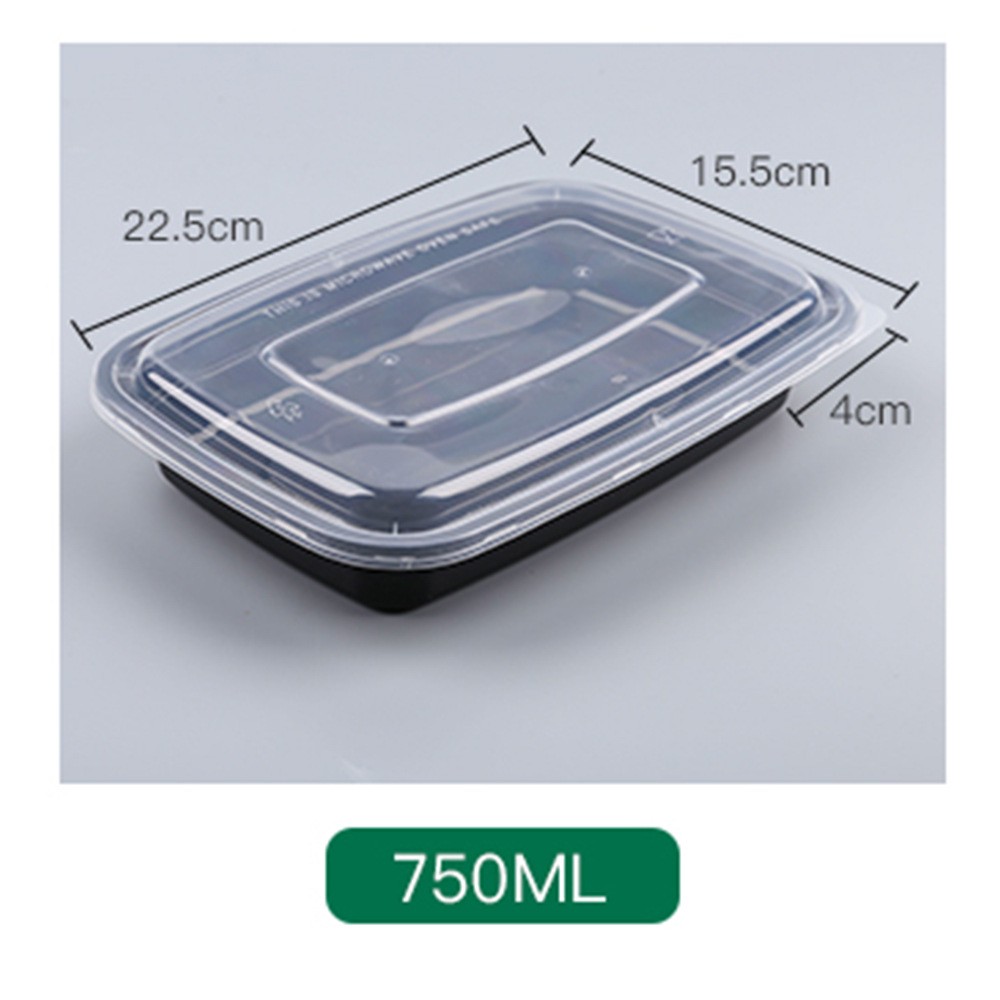 American packing box disposable lunch box rectangular 1000ml takeaway