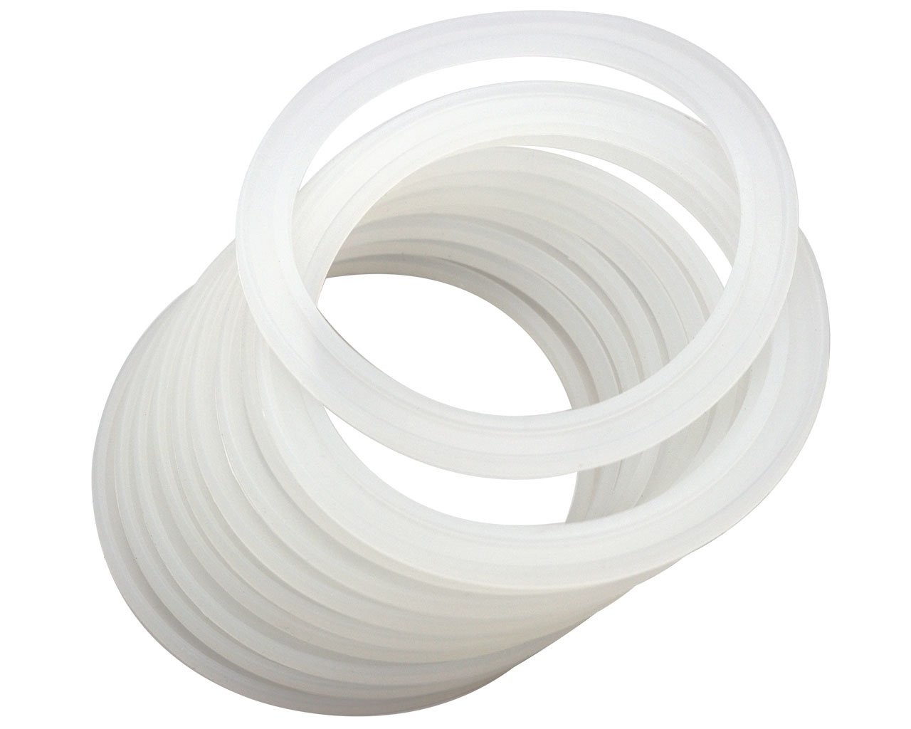 10 Pack Wide Mouth Platinum Silicone Sealing Rings Gaskets for Leak Proof Mas…